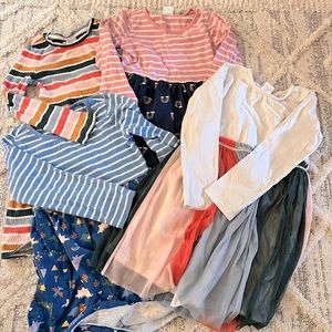 Hanna Andersson long sleeve dress lot | size 6-7